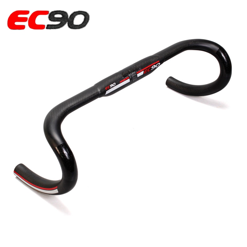 EC90 Newest 1 pc Carbon Fiber Road Bike Handlebar Matt black curved ...