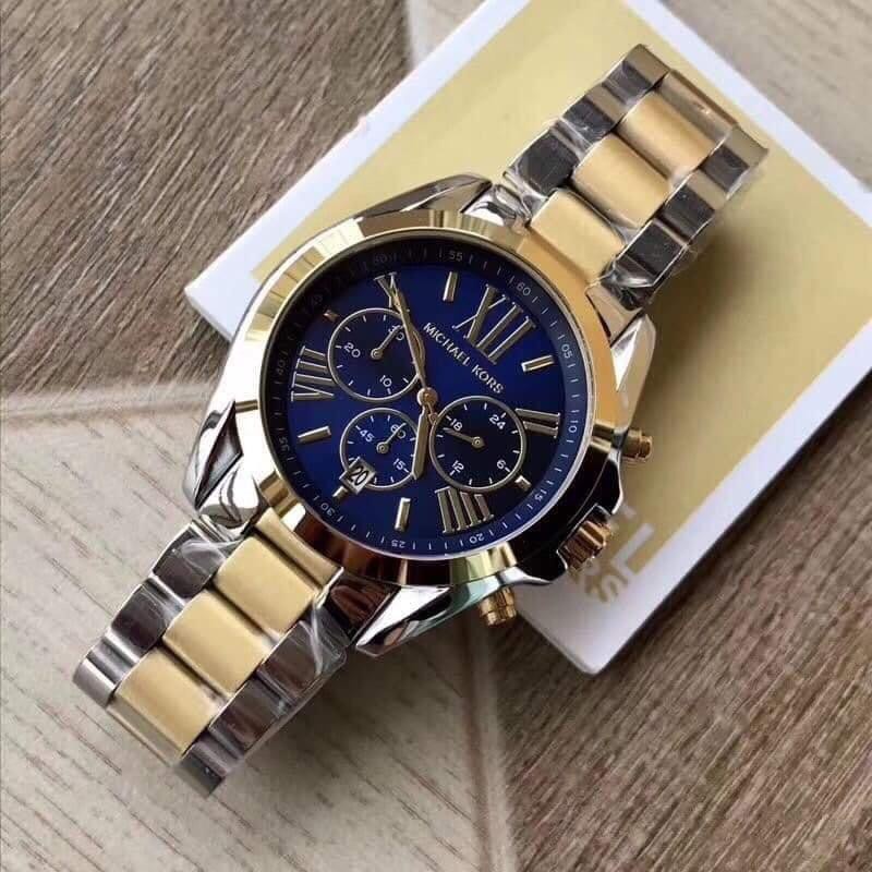 Mk watch blue clearance dial