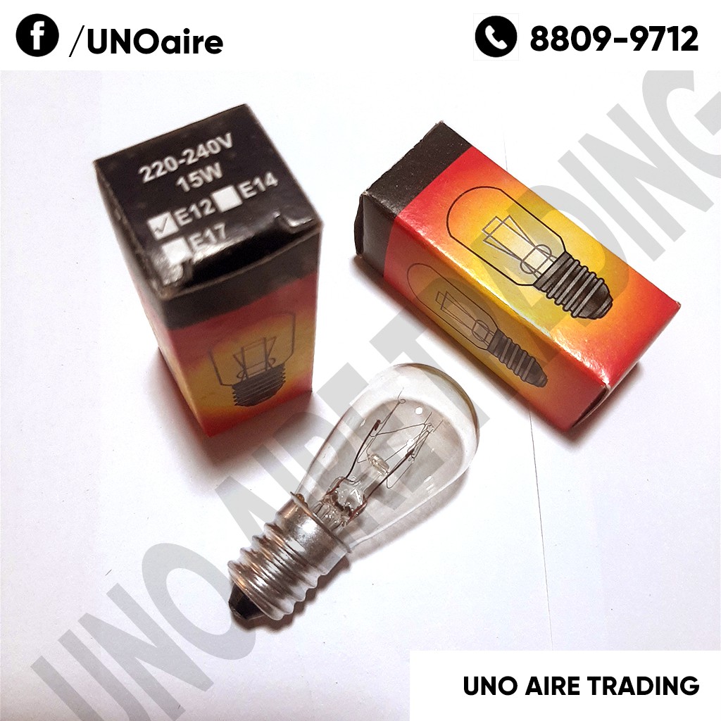 Bulb E12 | E14 | E15 | E17 220-240V 15W For Ref Refrigerator | Shopee ...
