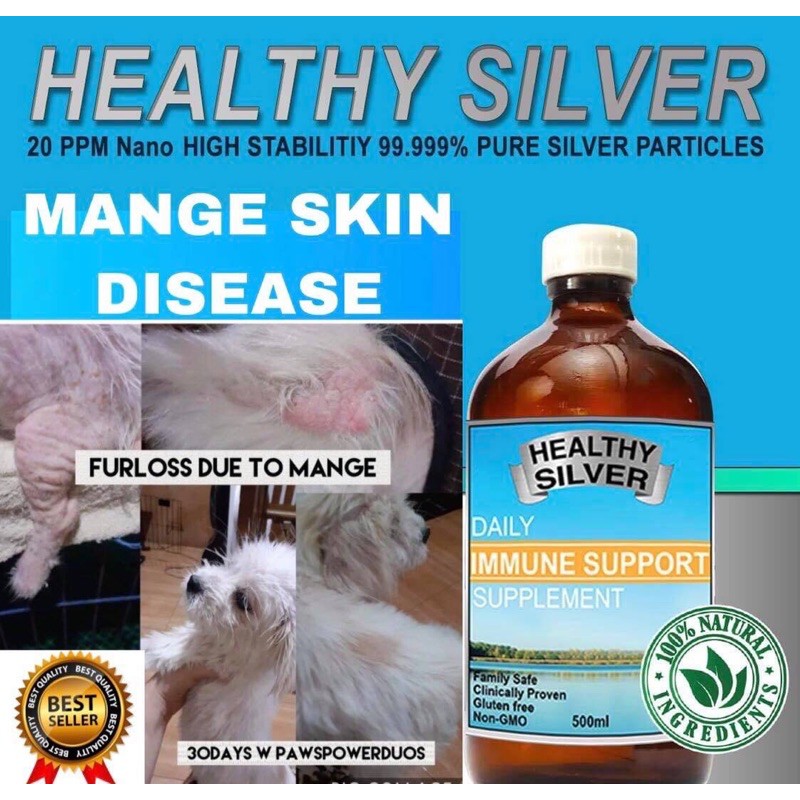 Nano silver best sale for dogs dosage