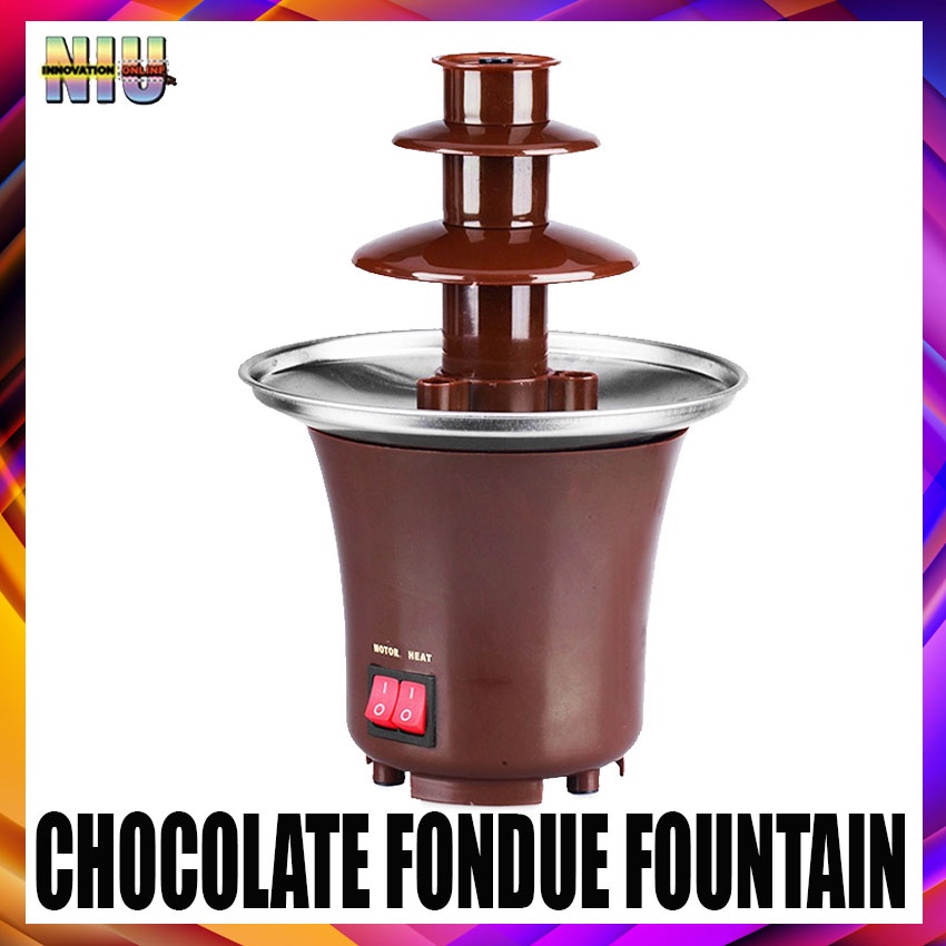 Mini Chocolate Fondue Fountain (Brown) Shopee Philippines