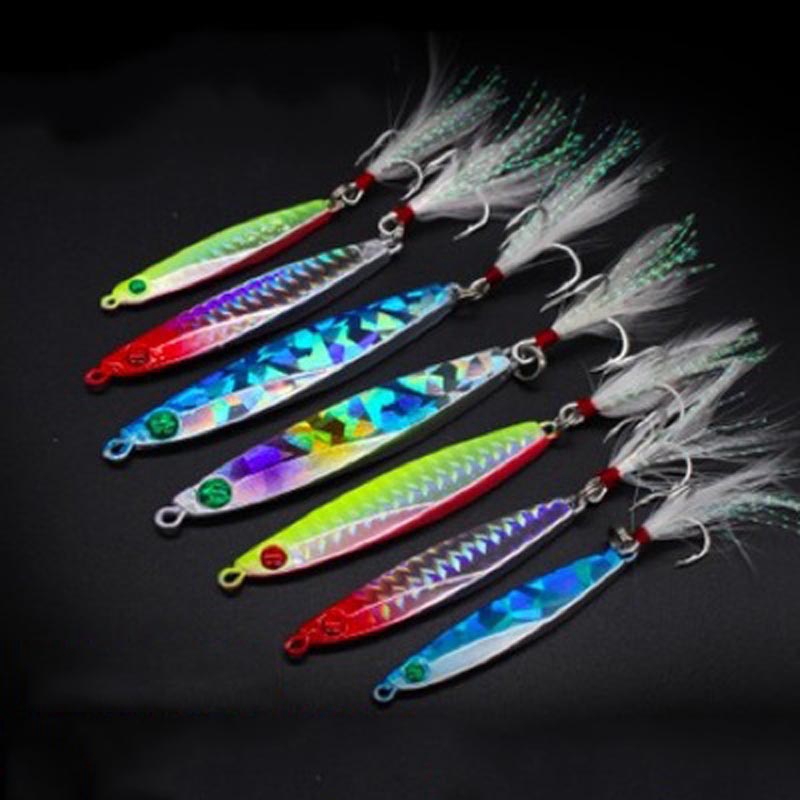 15CM 60G Squid Lures Saltwater Glow Luminous Squid Fishing Lures with Swimbait  Hooks Weighted Hooks