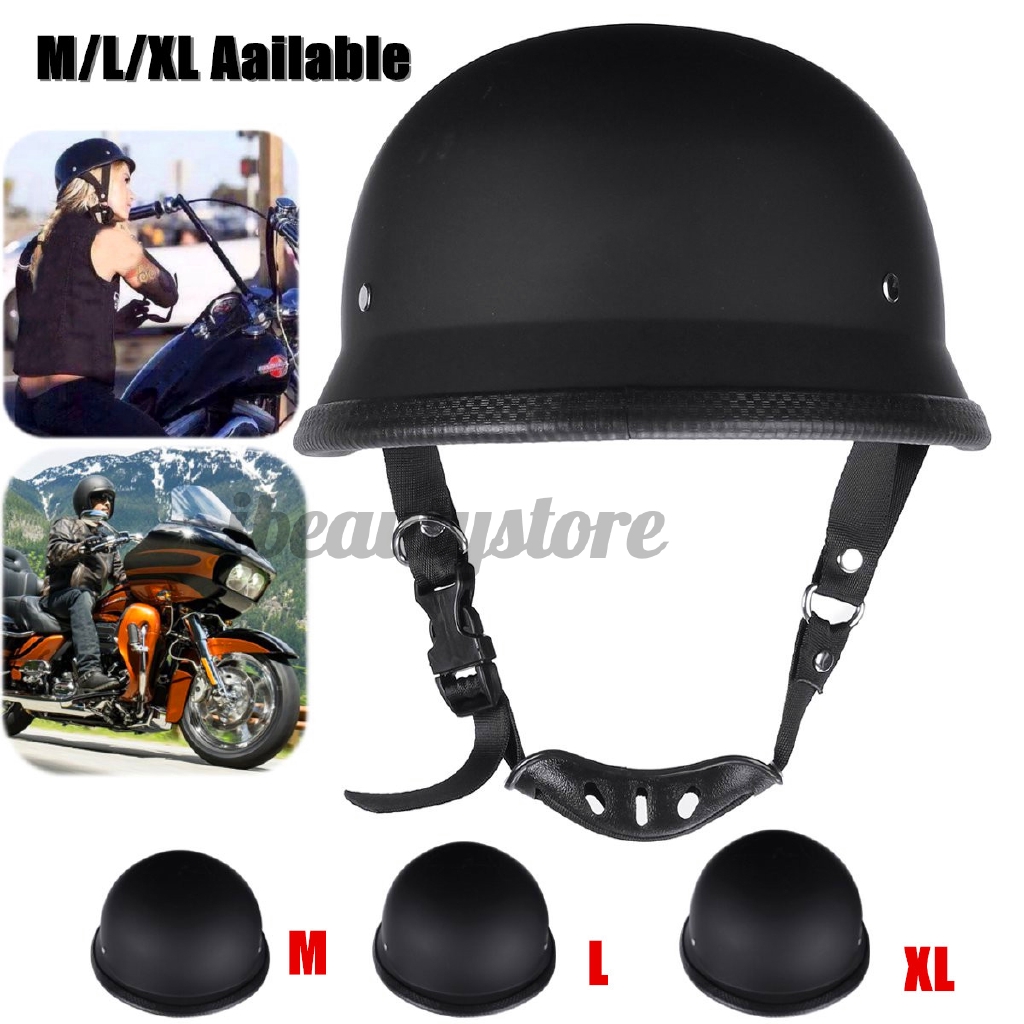 dot german flat motorcycle helmet D.O.T. German- Military Green L Light Weight Design Weighs Less Than a Standard Bottle of Water German Style Motorcycle Helmet Dot