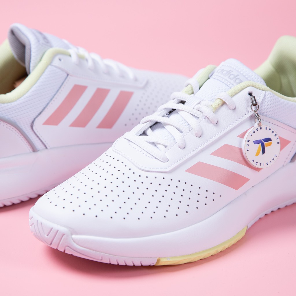 Adidas CourtSmash Court Smash Tennis Tennis Shoes White Pink Multicolor Shopee Philippines