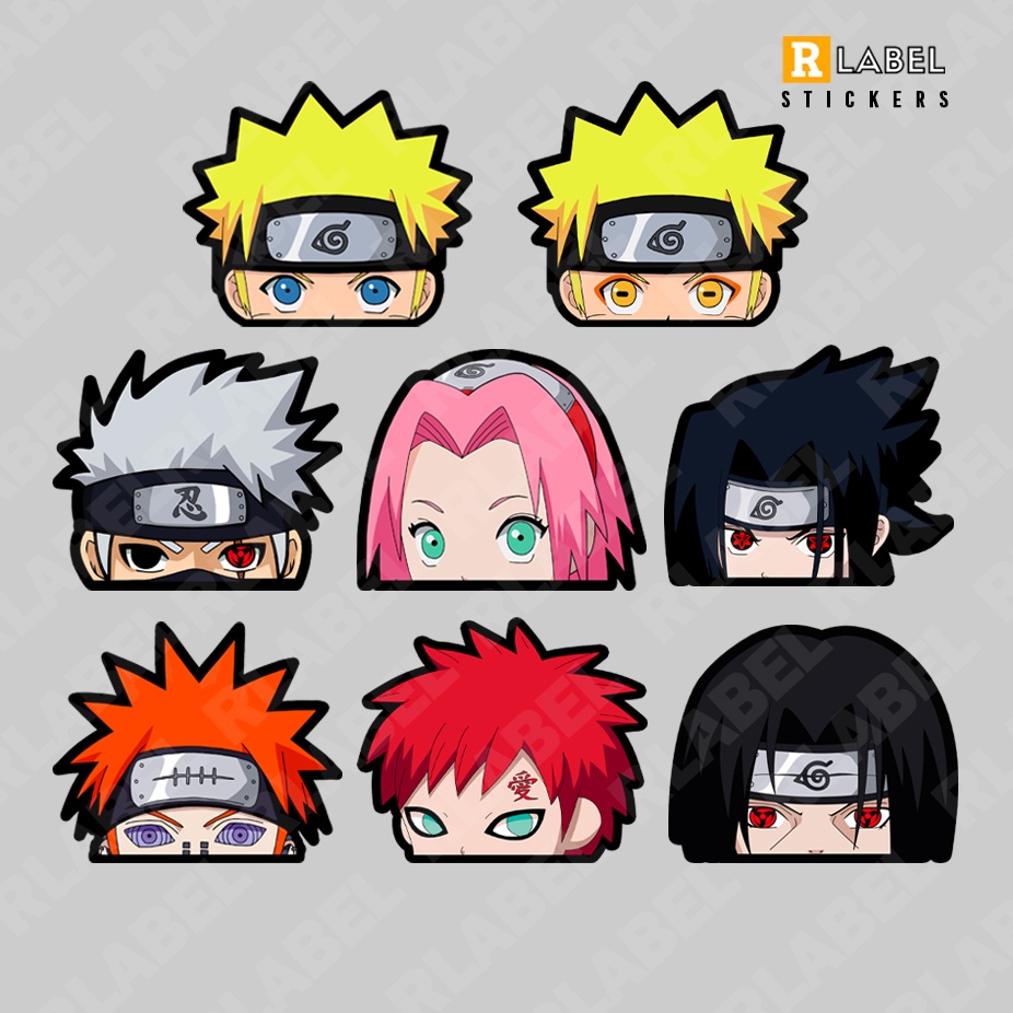 Naruto Peeker Sticker