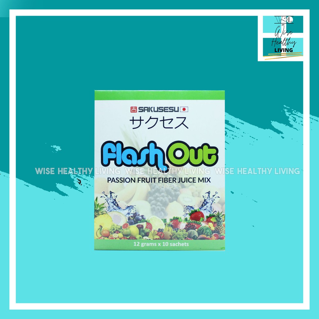 Flash Out Passion Fruit Fiber Juice (12g) Shopee Philippines