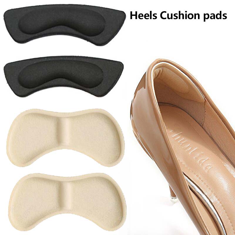 1Pairs Heel Insoles Pain Relief Cushion Anti-wear Adhesive Feet Care ...