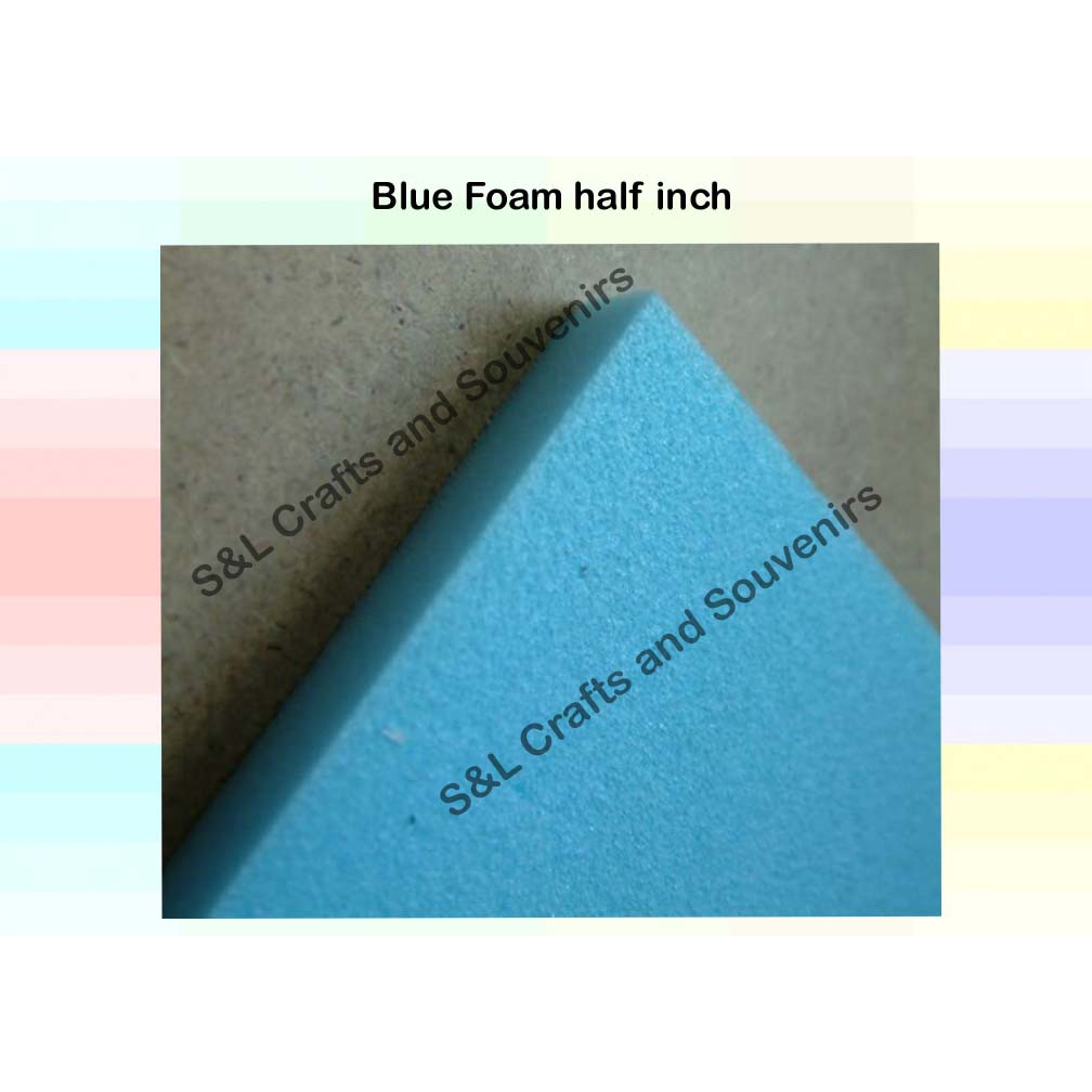 BLUE FOAM HALF INCH THICKNESS / JEWELRY BOX FILLER / PACKAGING Shopee