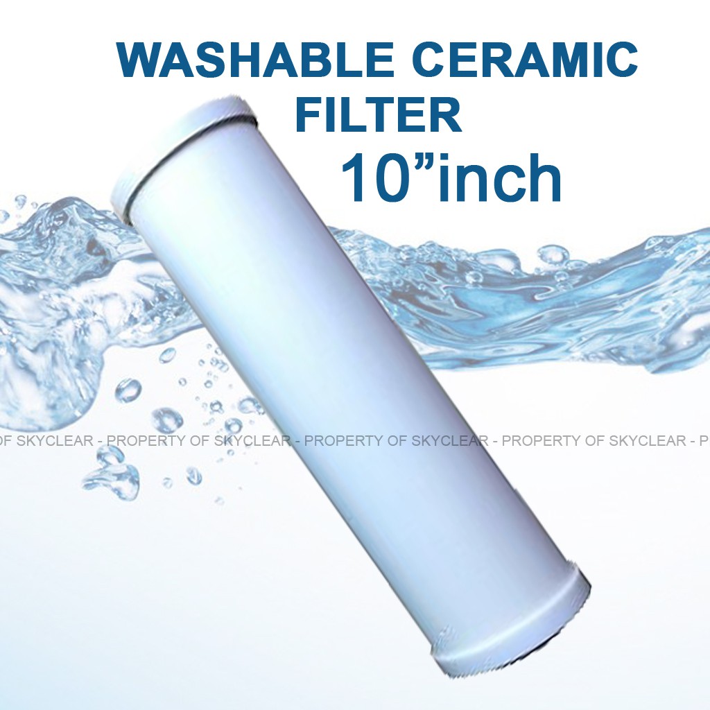 Washable Ceramic Water Filter Cartridge 10" Replacement𝐬𝐤𝐲𝐜𝐥𝐞𝐚𝐫