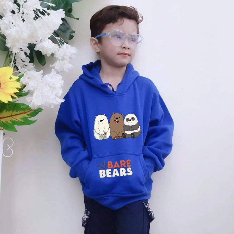 Inspired we bare bears Hoodie Jacket for men women Kids Boy Girl