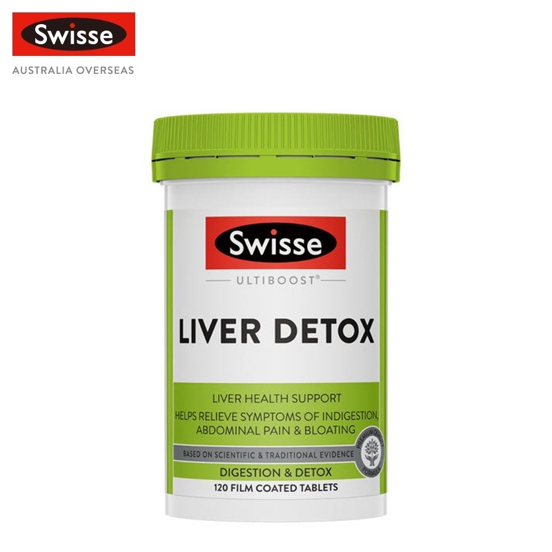 Swisse Ultiboost Liver Detox 120 Film Coated Tablets (EXP:07 2028 ...