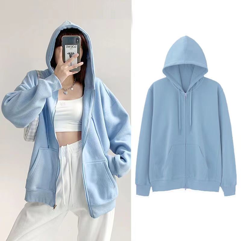 【iLIFE】 New Women's Jacket Hooded With Zipper Jacket For Women Fashion ...