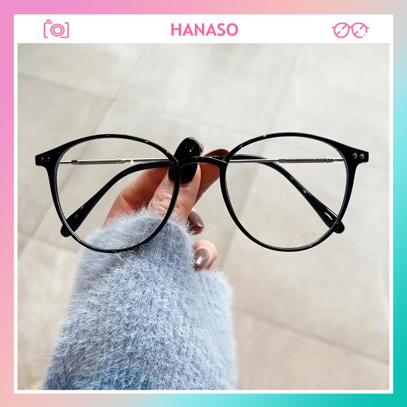 Hanaso Fashionable Men'S And Women'S Glasses With Round Eyes UV