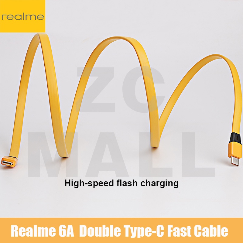Realme Superdart 65W Fast Cable Type-C To Type-C Fast Cable Super vooc ...