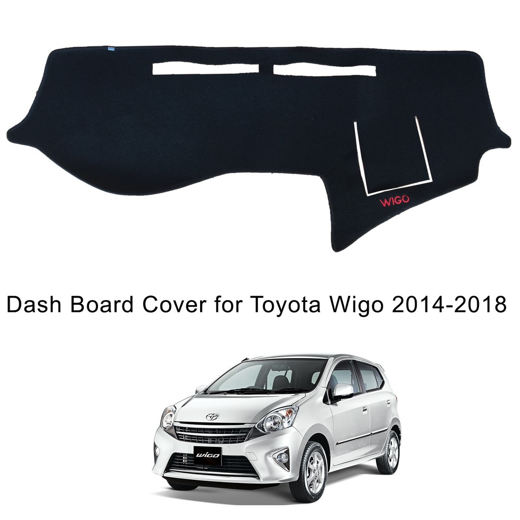 DashBoard Cover for Toyota Wigo Gen1 / Gen2 / Gen3 Panel cover mat with ...