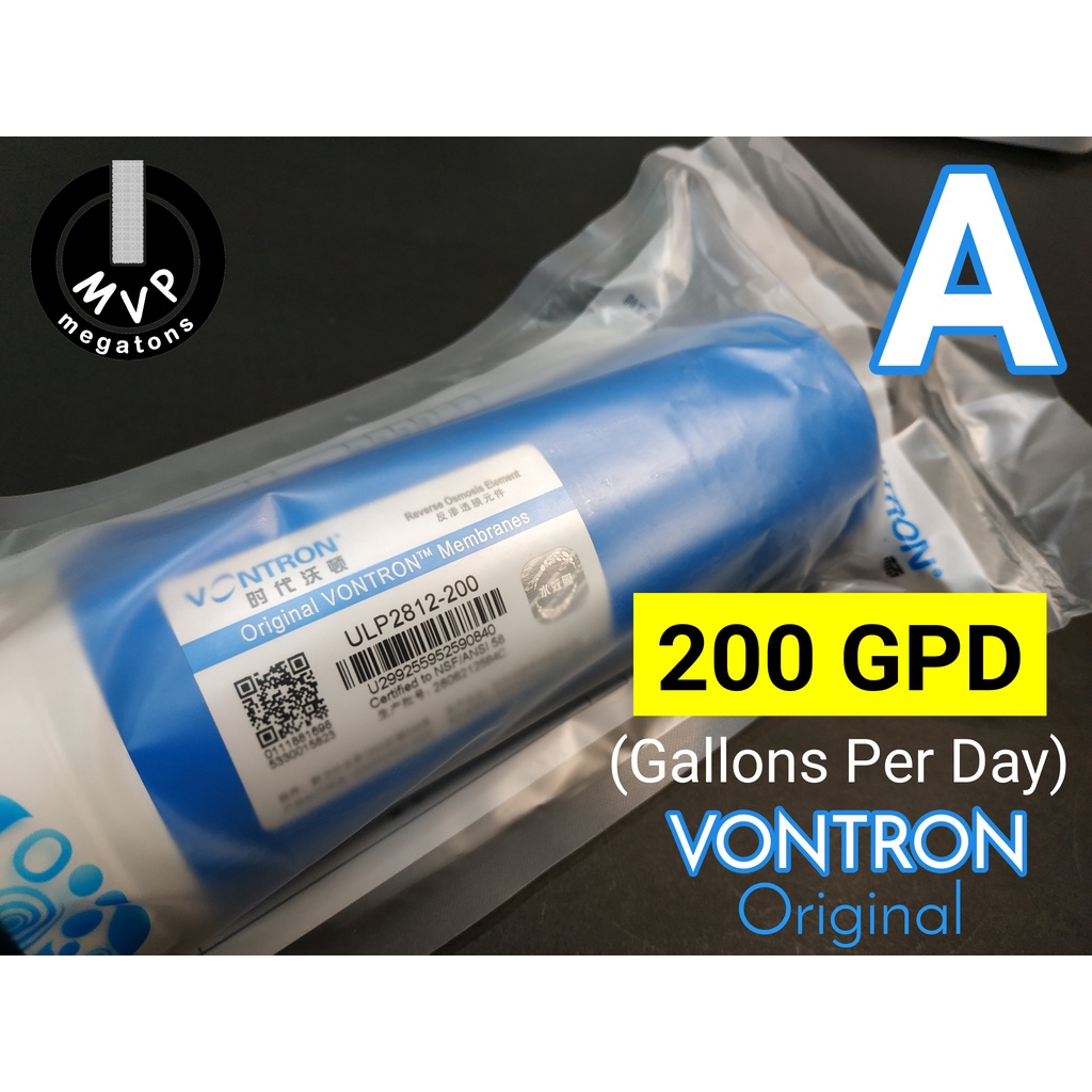 Original 3012 VONTRON 200gpd 300gpd 400gpd 600gpd Reverse Osmosis ...