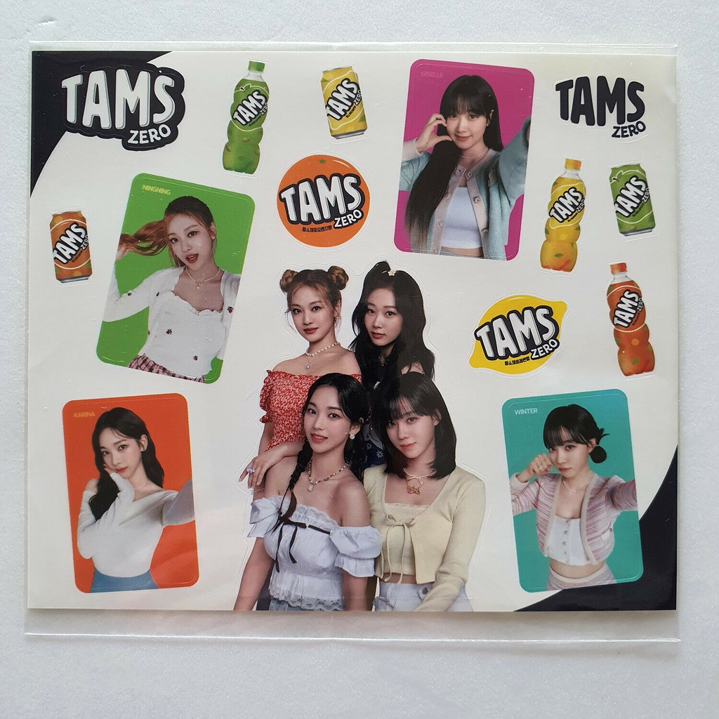 aespa 에스파 x TAMS ZERO Official Limited Sticker | Shopee Philippines