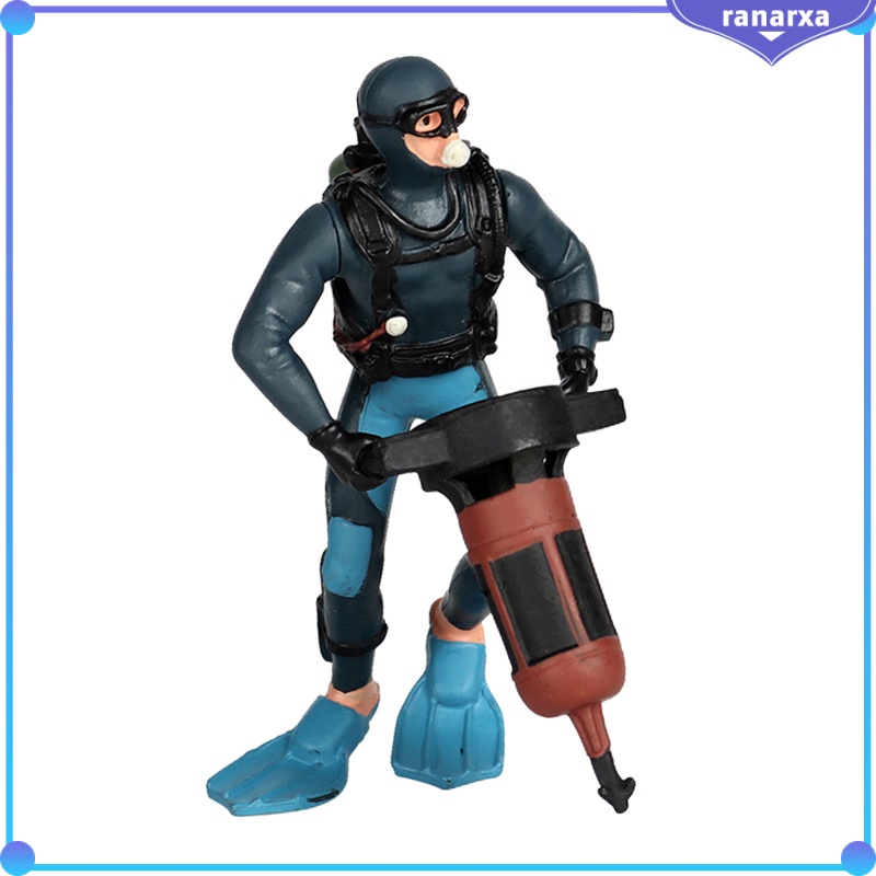 Simulation Miniature Diver Figure Scene Model Layout Ornaments ...