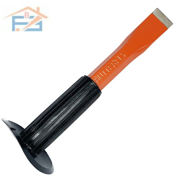 BUTTERFLY Tools Cold Chisel for Wood Flat (3/4" x 8")with Rubber Handle