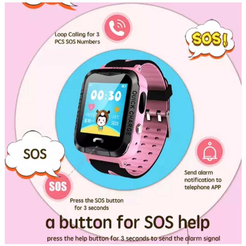 KIDS SMART WATCH with GPS TOP OF THE LINE Original Shopee Philippines