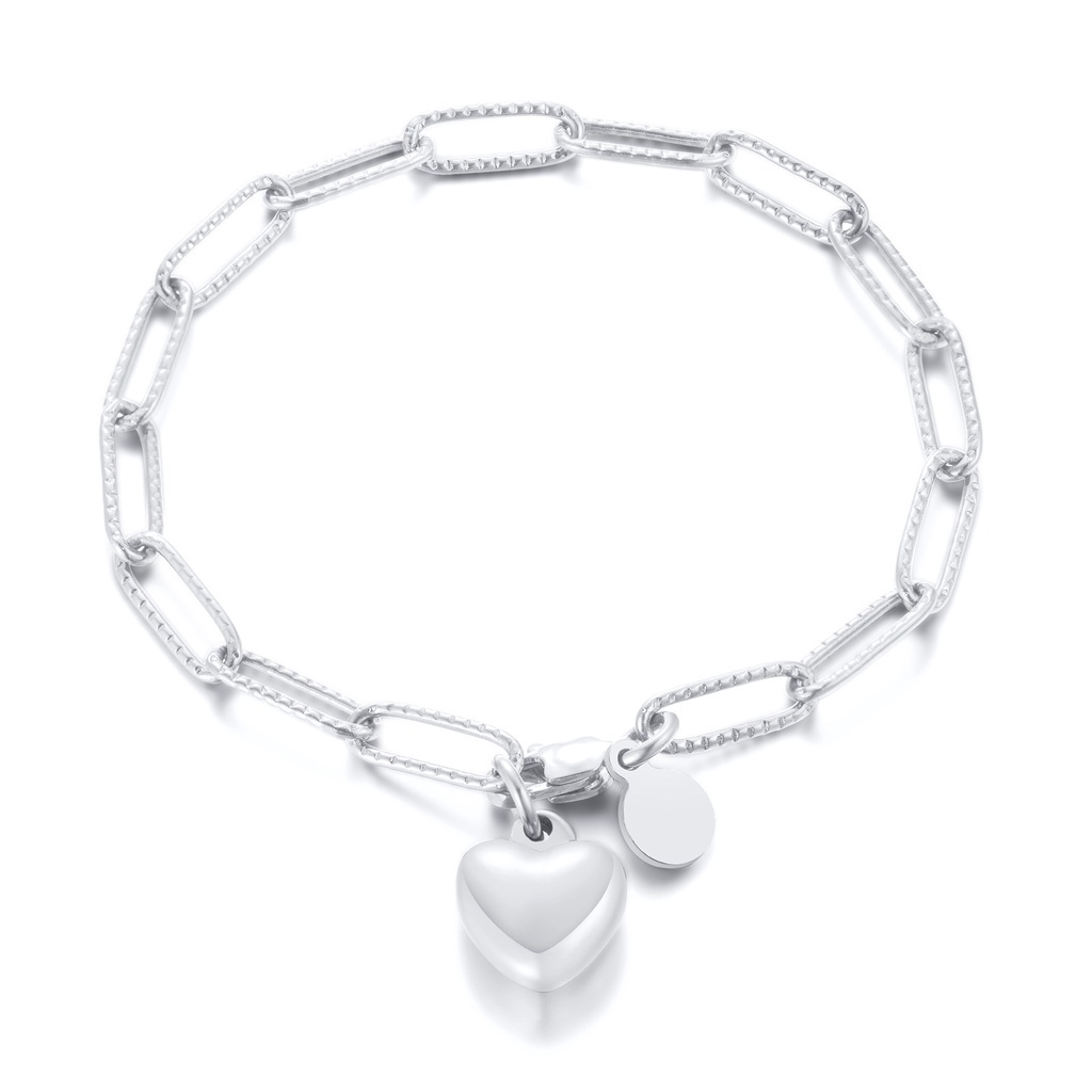 Vnox Brand Women's Elegant Love Stainless Steel Heart Pendant Women's ...