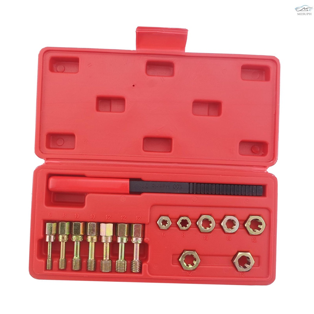 [MSGP] 15Pcs Rethread Reapir Tools Kit Metric Thread File Metric ...