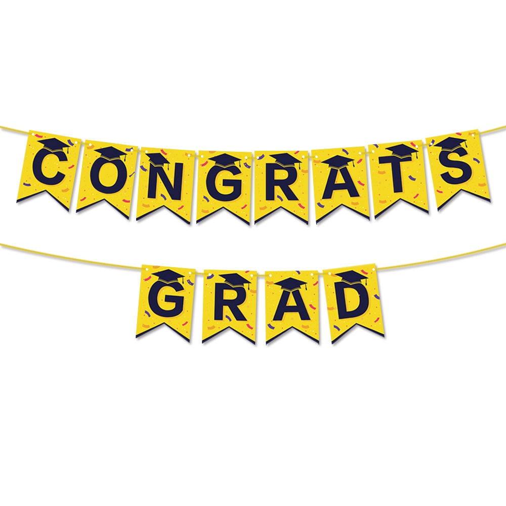 【New Arrival】Congratulate Graduate Party Banner for Home Party ...