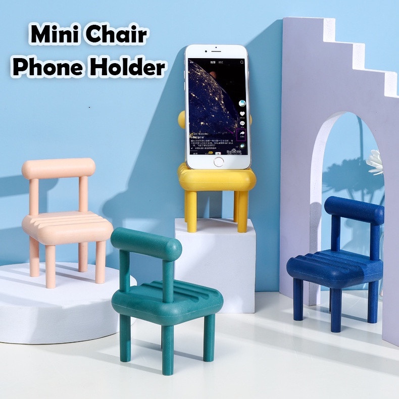 Shilily Stand Holder Creative Chair Shape Foldable Mobile Phone Holder ...