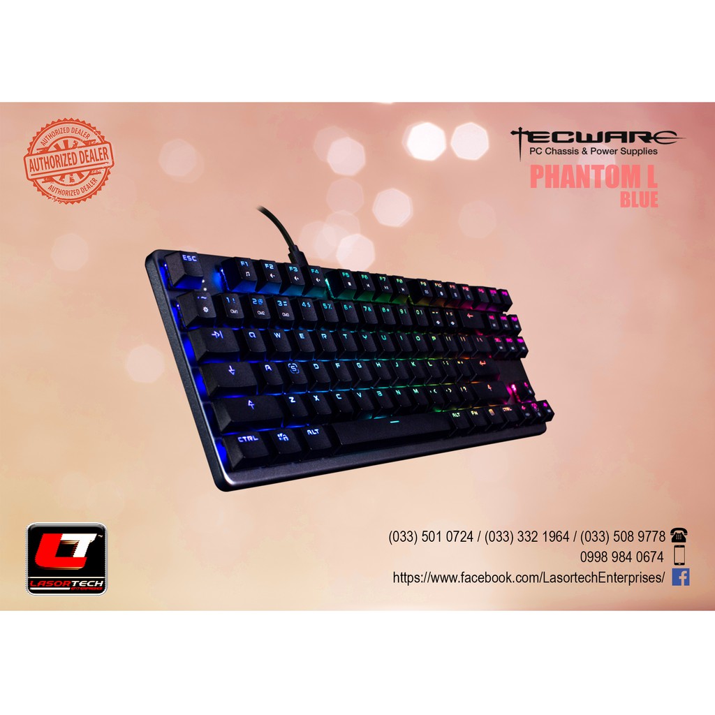 Tecware Phantom L | Hot SWAPPABLE | Outemu Blue Switch | Low Profile ...