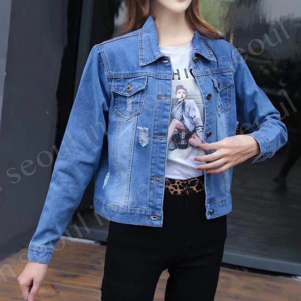 Denim 2024 jacket shopee