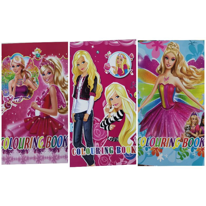 Barbie coloring book online with stickers