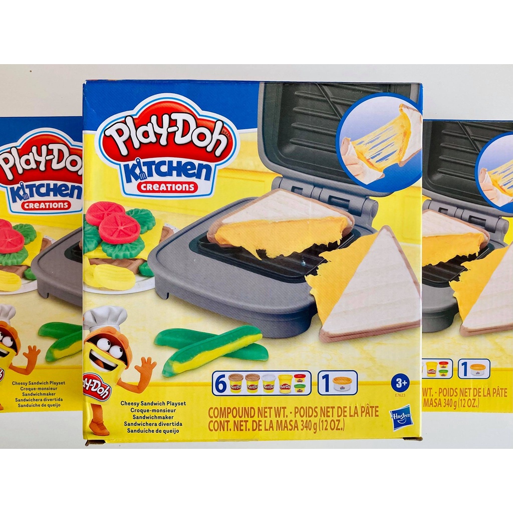 Play-Doh Kitchen Creations Cheesy Sandwich Play Food Set