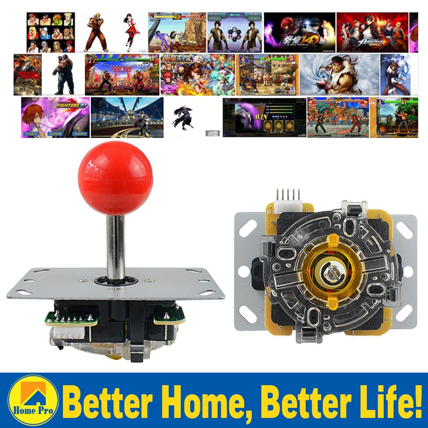 1PC Arcade DIY Kit Zero Delay USB Board Game Controller Joystick ...