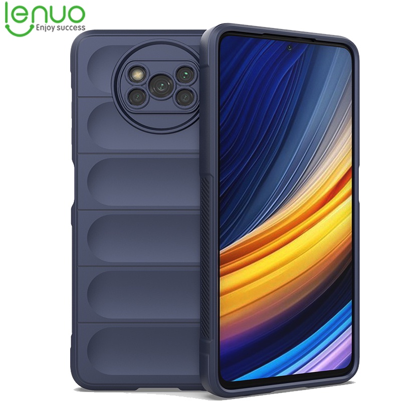 X3 Nfc Poco X3 Silicone Back Cover LENUO Soft Shell Shockproof All