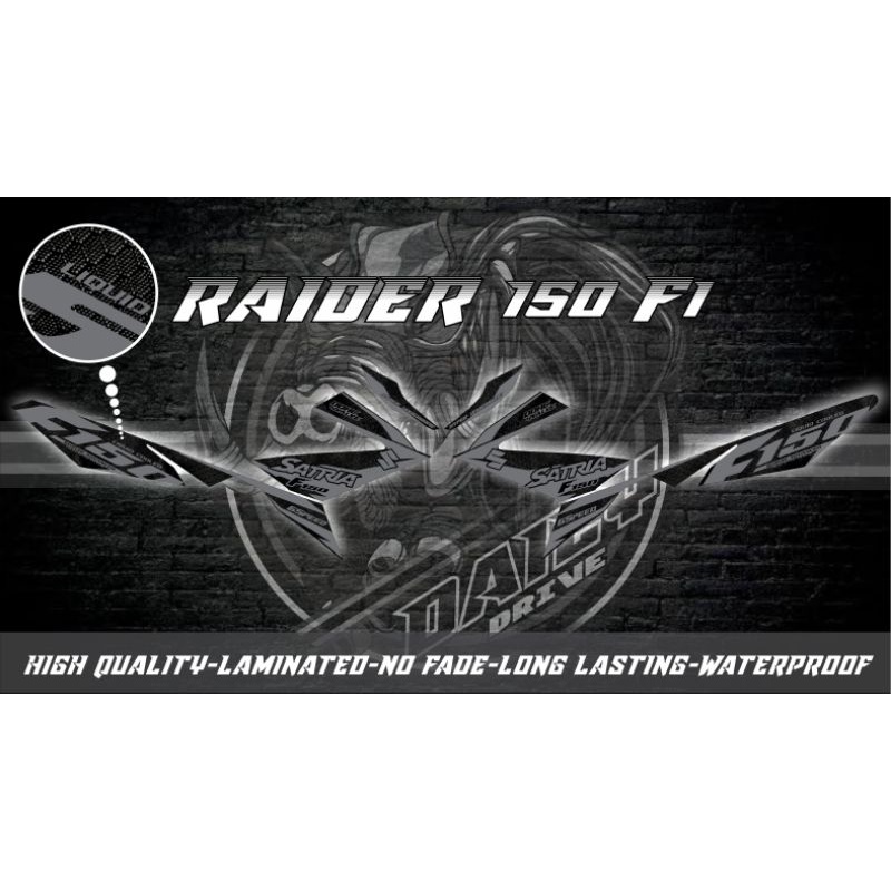 Suzuki Raider 150 Fi Decal Sticker New Design | Shopee Philippines