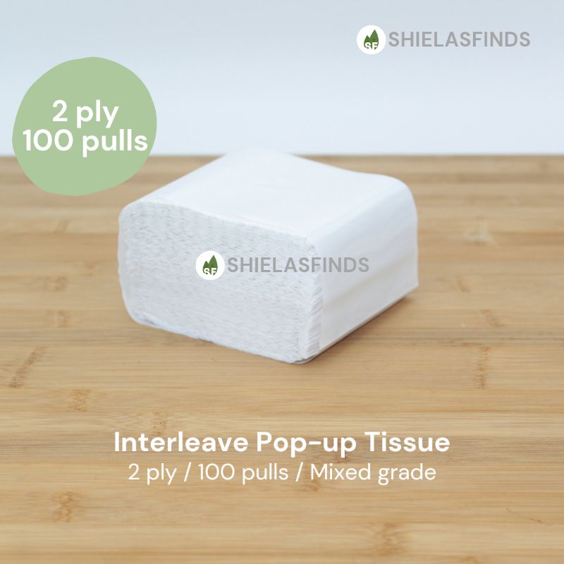 Interleave Pop Up Tissue Ply Pulls Shopee Philippines