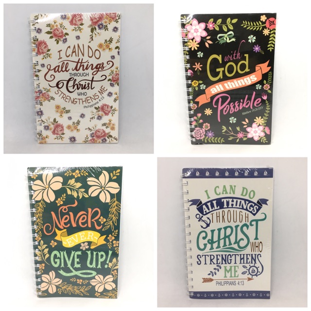 Bible Verse Spiral Journal Shopee Philippines