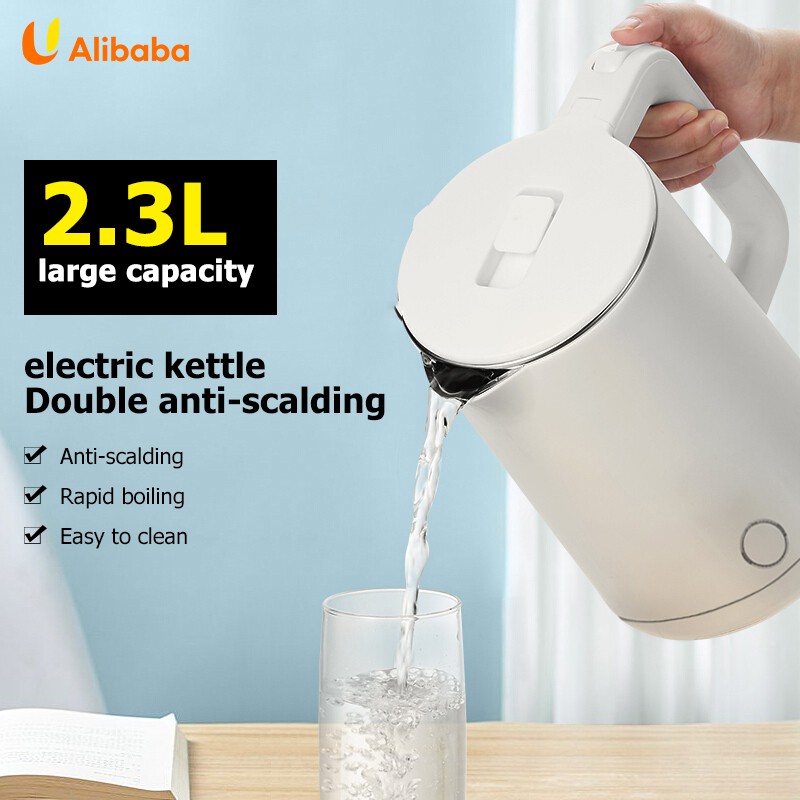 Household Electric Kettle, Double Layer Anti Scalding Electric