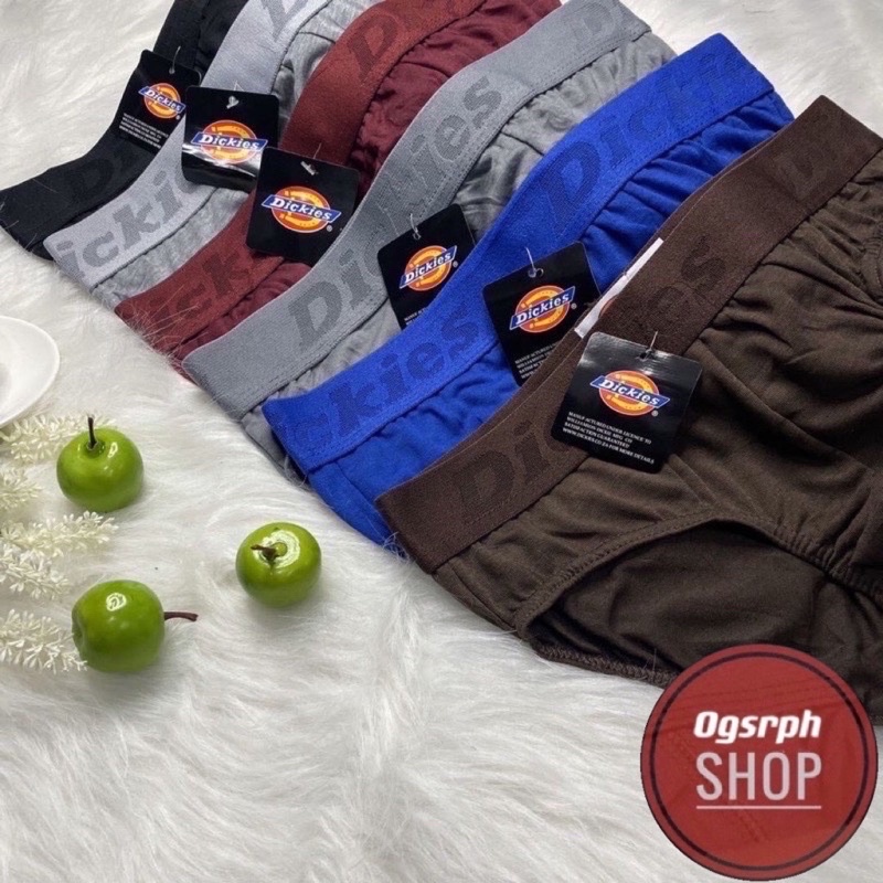 6 12Pieces Men's 100% Cotton Walker Brief Underwear | Shopee Philippines