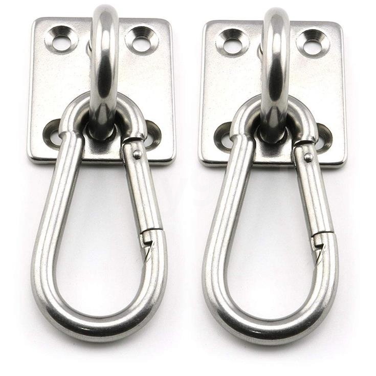 2 Sets Of Suspended Ceiling Wall Mount U-Shaped Hooks Stainless Steel ...