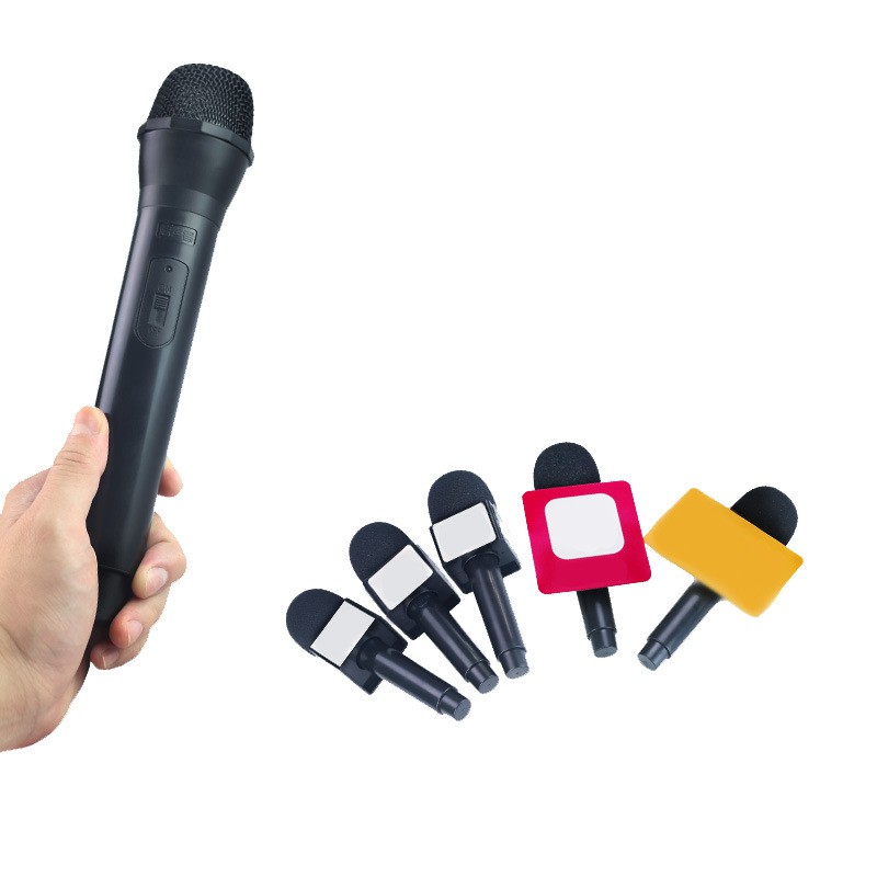 Plastic Prop Microphone Fake Microphone Mic for Karaoke Simulated