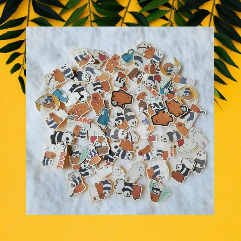 We BARE BEARS STICKER || Cute WBB STICKERS | Shopee Philippines