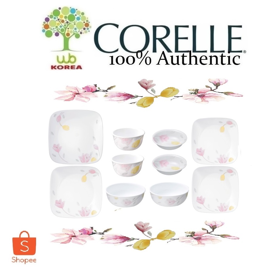 CORELLE Square Dinnerware 10 Piece Set Shopee Philippines