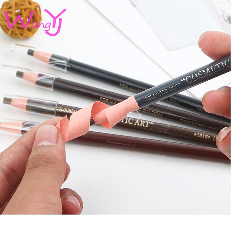 1818 Pull Eyebrow Pencil Waterproof Sweat Proof Beauty Brushed Eyebrow Pencil Shopee Philippines 