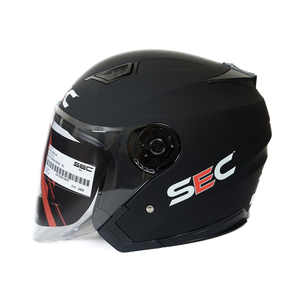 Sec helmet best sale half face