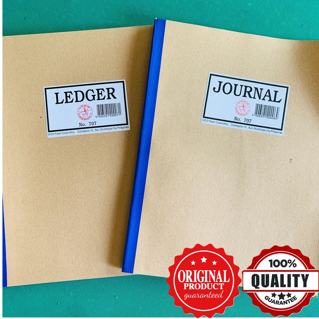 VECO 707 Accounting Columnar Notebook JOURNAL/LEDGER Shopee Philippines
