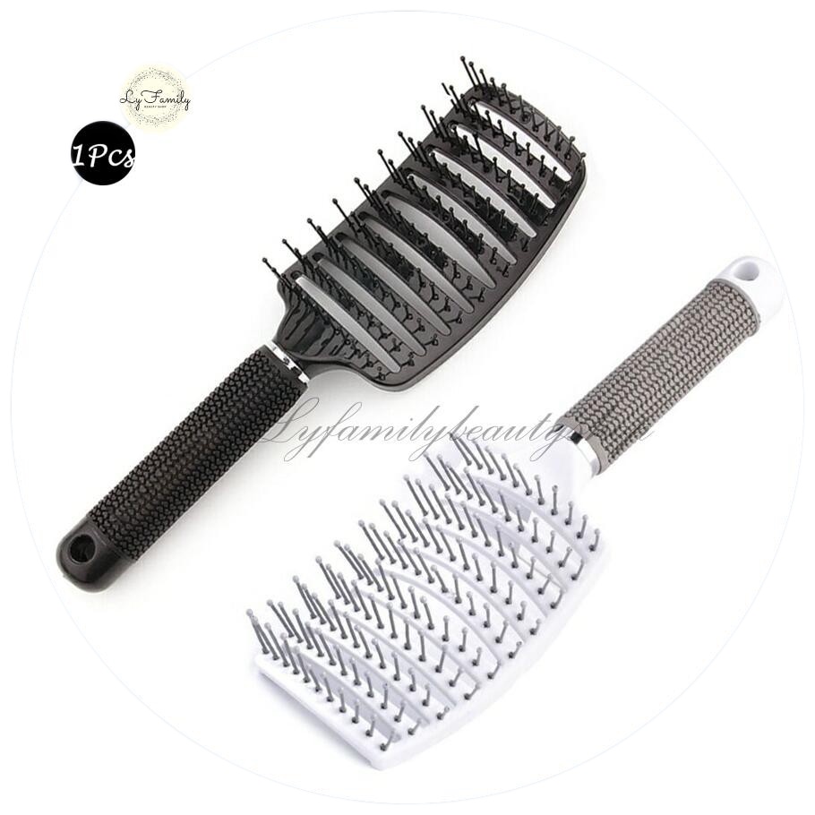 Hair Scalp Massage Comb Hairbrush Massager Women Wet Curly Detangle