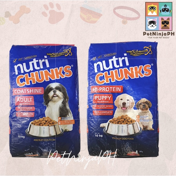 Nutri Chunks Premium Dog Food 10 kg Shopee Philippines