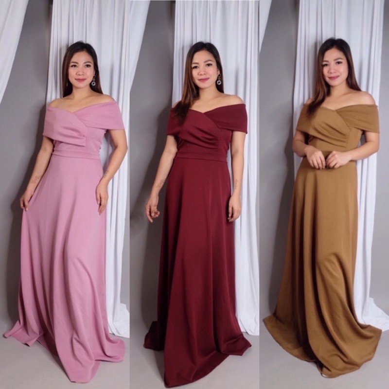 Shopee long dress sale