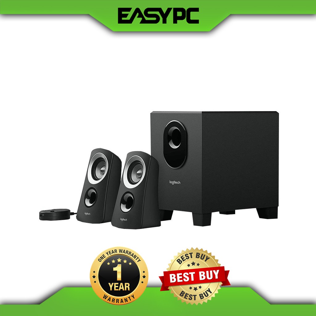 Logitech Z313 Speaker with Subwoofer, Brand New speaker,With its easy